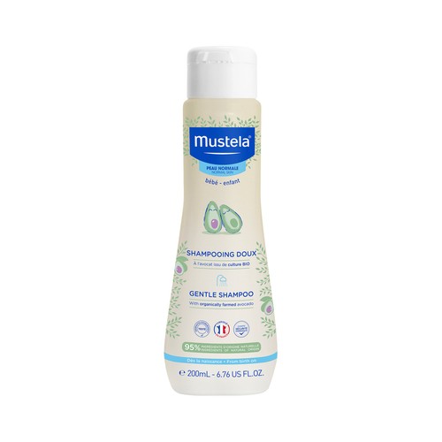 MUSTELA Champú suave sin jabón para bebé, para todo tipo de pieles MUSTELA 200 ml.