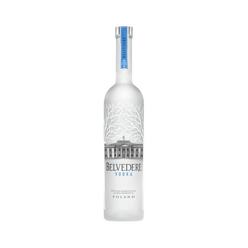BELVEDERE Vodka blanco destilado y embotellado en Polonia botella de 70 cl.