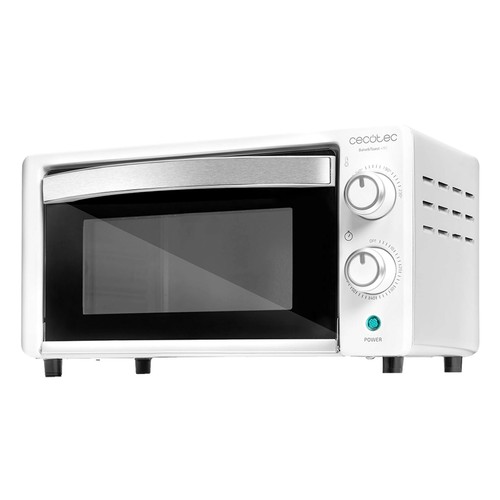 Mini horno CECOTEC Bake&toast 1090, 10L, 1000W, color blanco.