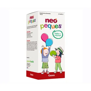 NEO PEQUES Complemento alimentico sabor manzana, para el alivio de los gases 150 ml.
