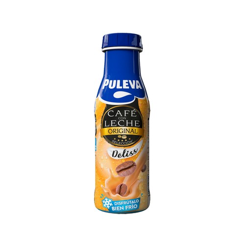 PULEVA Bebida láctea de café cremoso con leche Deliss 220 ml.