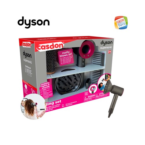 Secador de pelo de juguete con luces, 29cm, DYSON Supersonic