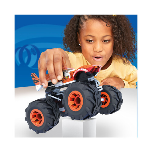 Jueguete de construcción Monster Truck, Tiger Shark o Bone Shaker, HOT WHEELS.