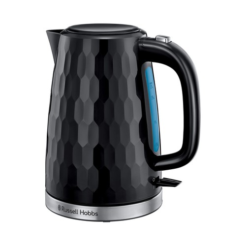 Hervidor de agua RUSSELL HOBBS Honeycomb 26051-70, color negro, 1,7L, 2400W