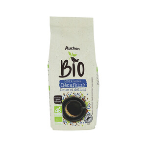 ALCAMPO ECOLÓGICO Café molido descafeinado 100 % Arábica ALCAMPO ECOLÓGICO 250 g.