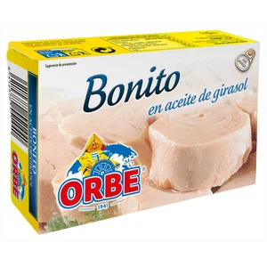 ORBE Bonito en aceite de girasol 72 gr.