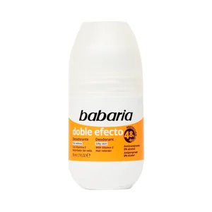 BABARIA Desodorante roll on para mujer con acción antitranspirante hasta 48 horas BABARIA Doble efecto 50 ml.