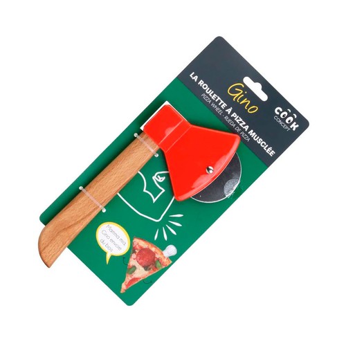 Cortador de pizza con forma de hacha, COOK CONCEPT.