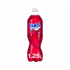 FANTA Refresco de frambuesa zero azúcares botella 1.25L