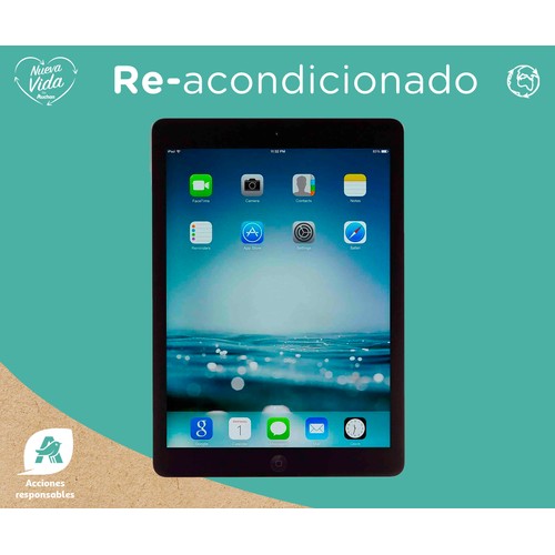Tablet iPad Air (REACONDICIONADO), pantalla 24,6cm (9,7") , 32GB, Chip A9, 8 Mpx, iPadOS.