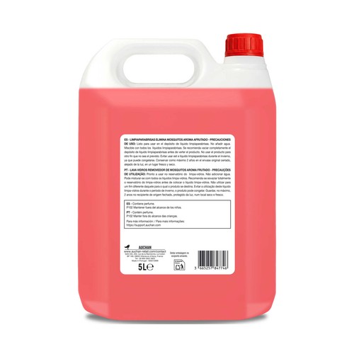 Lavaparabrisas antimosquitos 0ºC, aroma frutas. ALCAMPO