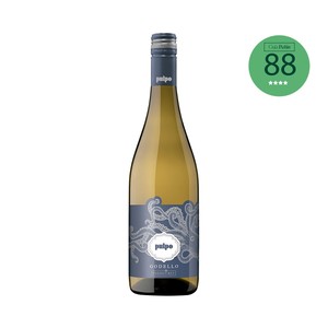 PULPO Vino blanco Godello con D.O. Monterrei botella 75 cl.