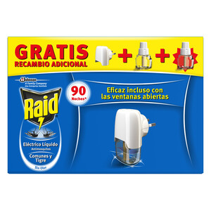 RAID Antimosquitos (difusor + recambios) RAID 2 x 27 ml.