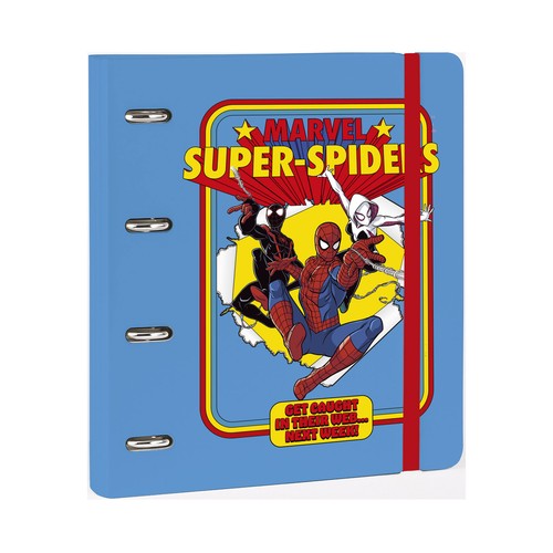Carpeta 4 anillas polipropileno Marvel Spiderman. GRUPO ERIK