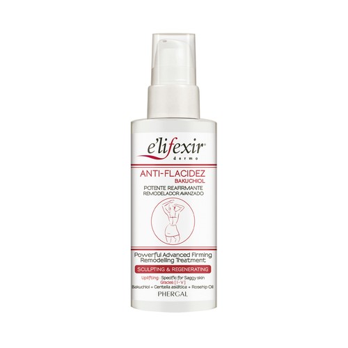 ELIFEXIR Aceite corporal 100% natural anti-flacidez y reafirmante con bakuchiol 100 ml.