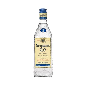 Seagram´s 0,0 Bebida sin alcohol, tipo Dry Gin botella 70 cl.