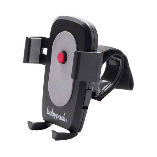 Soporte para móvil adaptable a carritos de bebé, BABYPACK.