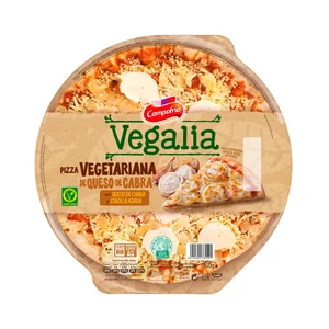 CAMPOFRÍO Pizza vegetariana con queso de cabra y cebolla asada CAMPOFRÍO Vegalia 360 g.