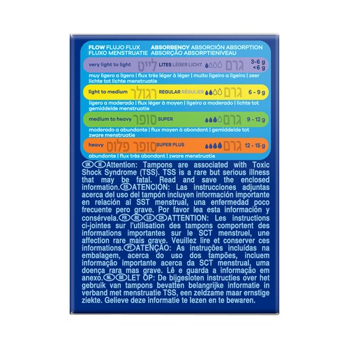 TAMPAX Tampones super plus con aplicador TAMPAX Compak 18 uds