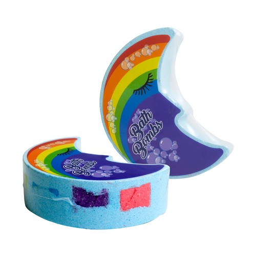 POKHARA Bomba de baño con forma de luna y aroma floral POKHARA 100 g.