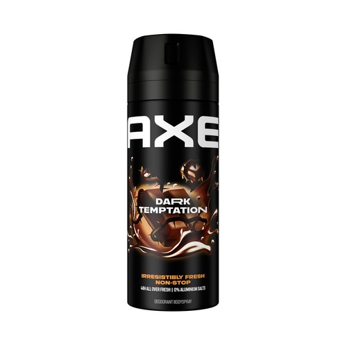 AXE Dark temptation Desodorante en spray para hombre con protección anti-transpiante hasta 48 horas 150 ml.