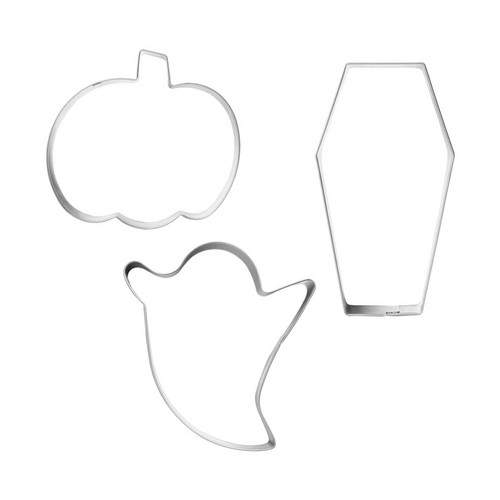 Set moldes cortadores 3uds acero inoxidable, para repostería. OH YEAH