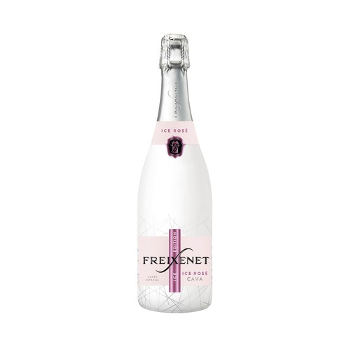 Cava rosado semi seco, elaborado siguiendo el método tradicinal FREIXENET Ice rose botella 75 cl.