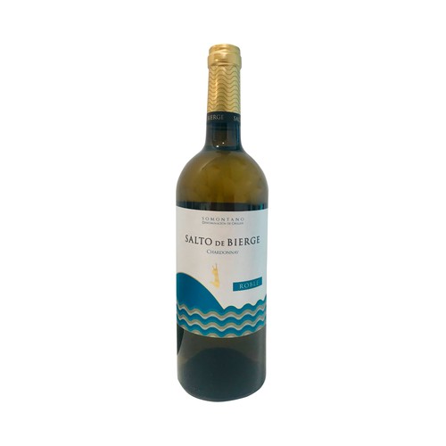 SALTO DE BIERGE  Vino blanco roble con D.O. Somontano SALTO DE BIERGE botella de 75 cl.