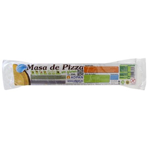 Masa para pizza, elaborada sin gluten ADPAN 250 g.