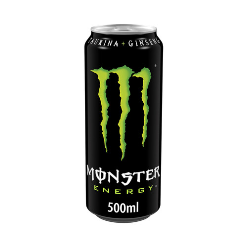 Bebida energética (taurina + ginseng) MONSTER lata de 50 cl.