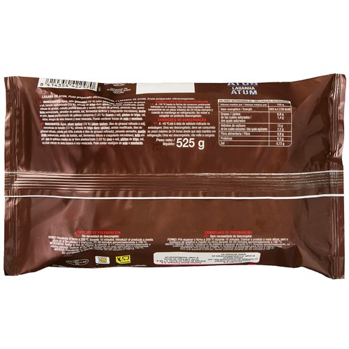AUCHAN Lasaña ultracongelada de atún 525 g. Producto Alcampo