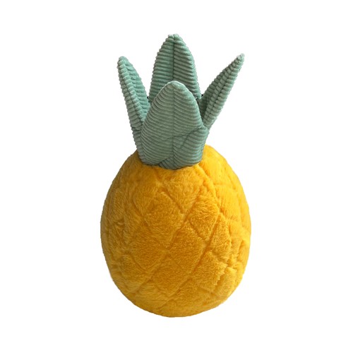Cojín silueta Tropic Fusion piña 37x25x10cm 100% poliéster. ACTUEL
