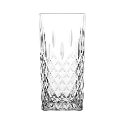 Vaso de vidrio en relieve de 40cl, ACTUEL
