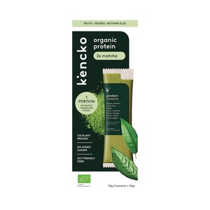 Imagen de KENCKO Mix de proteinas vegetales con frutas deshidratadas y sabor a matcha 2 x 35 g.