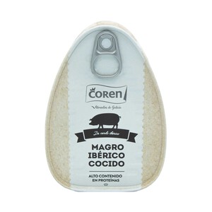 Imagen de LOURIÑO Magro de cerdo ibérico cocido en su jugo lata de 200 g.
