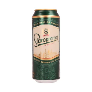STAROPRAMEN Cerveza pilsner checa lata 50 cl.