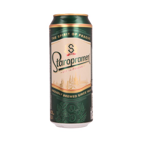 Cerveza Checa STAROPRAMEN lata 50 cl.