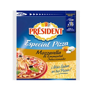 Imagen de PRÉSIDENT Queso rallado mozzarella y Emmental PRÉSIDENT 150 g.