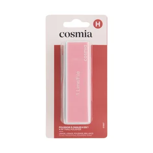 COSMIA Pulidor de uñas 4 en 1 (limado, alisado, pulido y abrillantado).