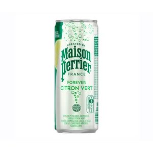 MAISON PERRIER Agua con gas forever lima lata 33 cl.