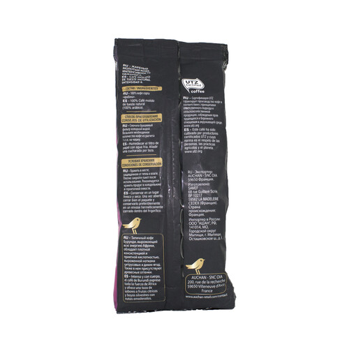 ALCAMPO GOURMET Café molido Burundi ALCAMPO GOURMET 250 g.