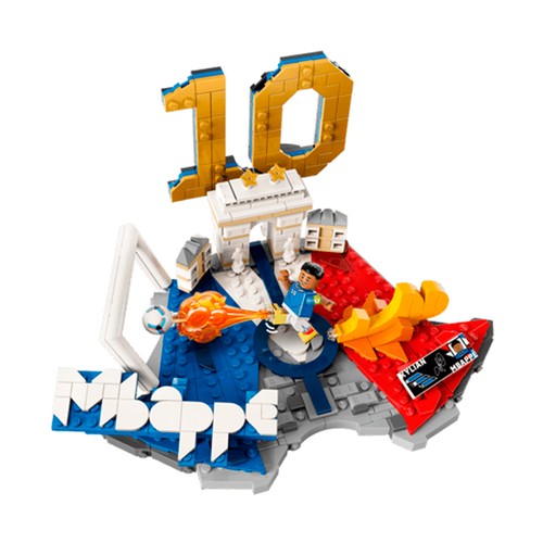 LEGO Editions. 43013, Kylian Mbappé: Fenómenos del Fútbol.