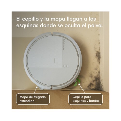 iRobot Roomba 115 Combo blanco, navegación láser, aspira y friega, 270 min de autonomía, 15 KPa