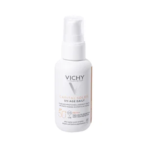 VICHY Protector solar facial con color, acción antiedad y FPS 50+ (muy alto) VICHY Capital soleil 40 ml.
