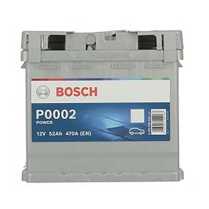 Imagen de Batería de coche 52Ah, arranque 470A, 12V, BOSCH.