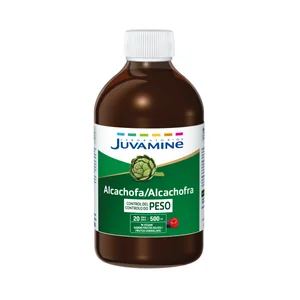 JUVAMINE Control del peso Alcachofa con sabor a frutos rojos 500 ml.