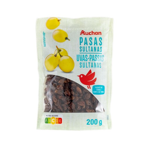 PRODUCTO ALCAMPO Pasas sultanas 200 g.