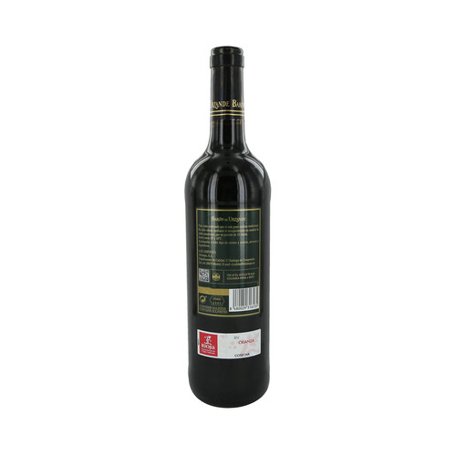 BARON DE URZANDE  Vino  tinto crianza con D.O. Ca. Rioja botella de 75 cl.