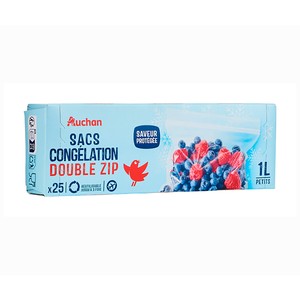 PRODUCTO ALCAMPO Bolsas de congelación con zip pequeña 25 uds.