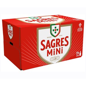 Cerveza Sagres pack 6 x 25 cl.